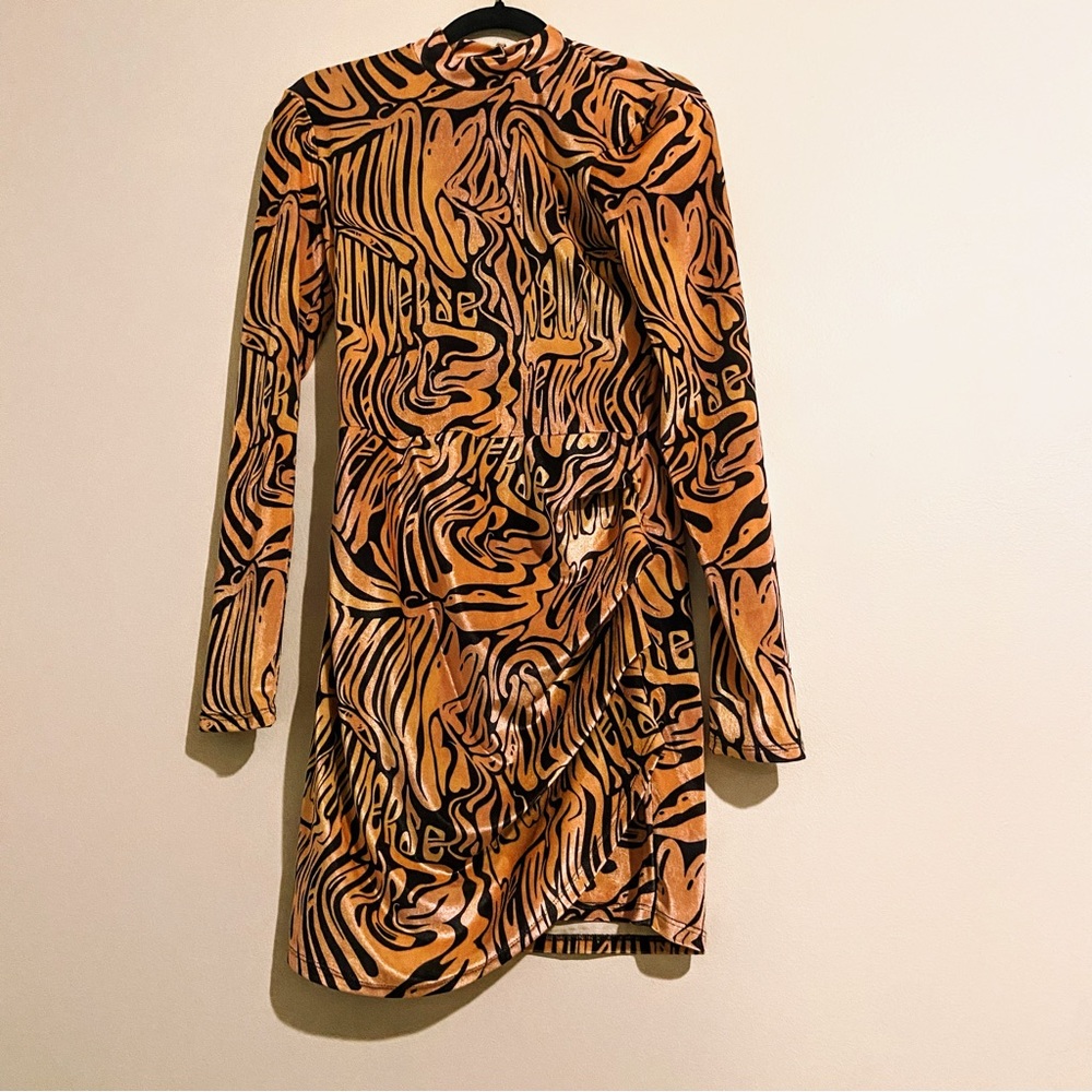 Bershka funky print dress